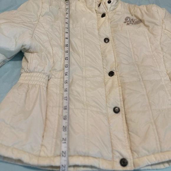 VTG Y2K Def Jam University ‘84 Women’s Sz: XL Cream Full Zip PufferJacket. - Picture 4 of 16